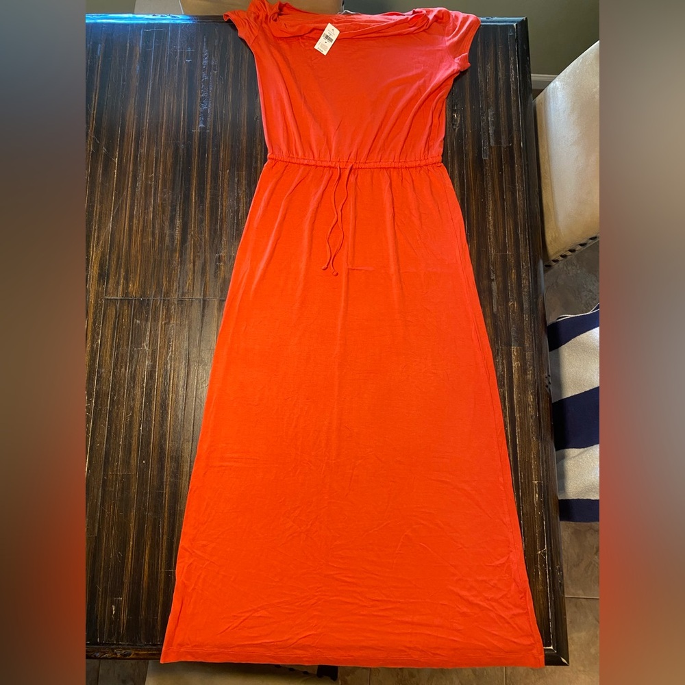 GAP Coral Maxi Dress